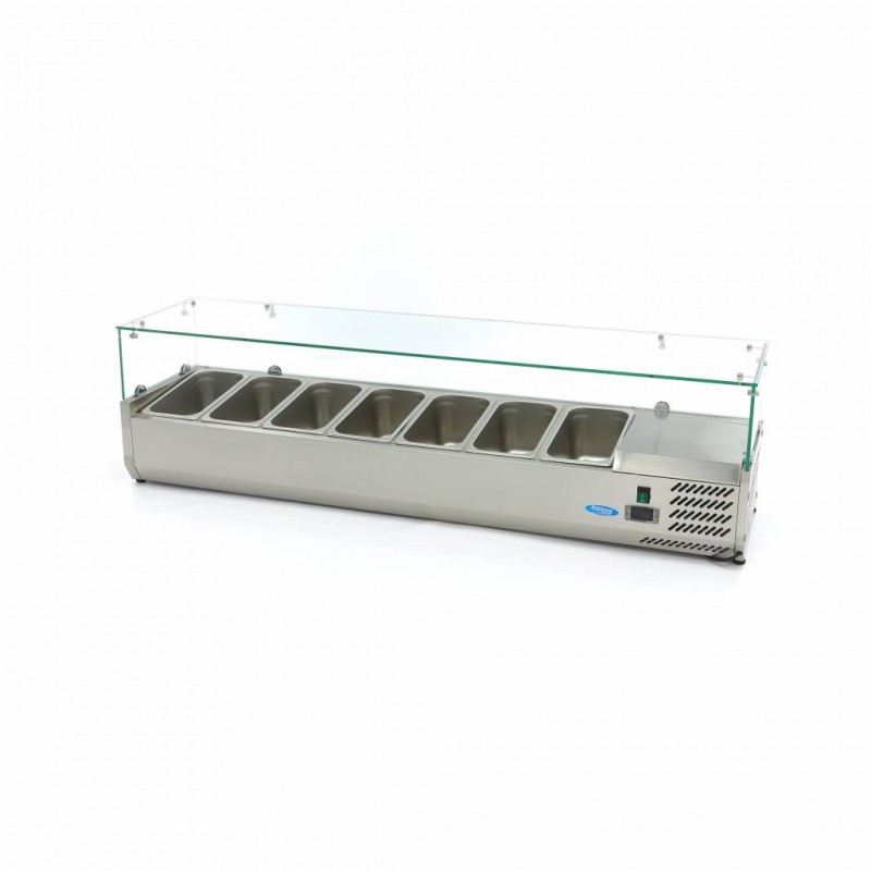 Countertop Prep Fridge - 160cm - Fits 7 x 1/3 GN Countertop Prep Fridge - 160cm - Fits 7 x 1/3 GN