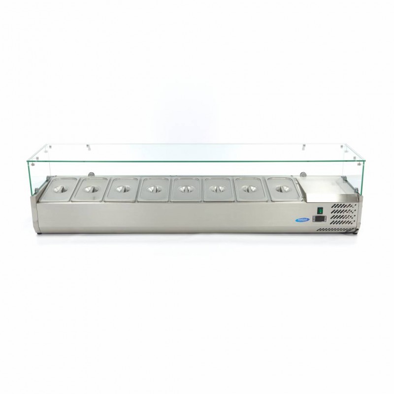 Countertop Prep Fridge - 180cm - Fits 8 x 1/3 GN Countertop Prep Fridge - 180cm - Fits 8 x 1/3 GN