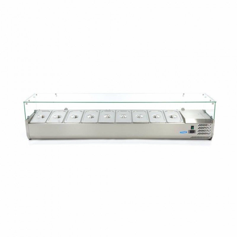 Countertop Prep Fridge - 200cm - Fits 9 x 1/3 GN Countertop Prep Fridge - 200cm - Fits 9 x 1/3 GN