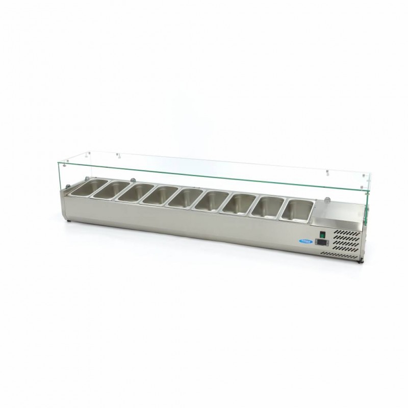 Countertop Prep Fridge - 200cm - Fits 9 x 1/3 GN Countertop Prep Fridge - 200cm - Fits 9 x 1/3 GN