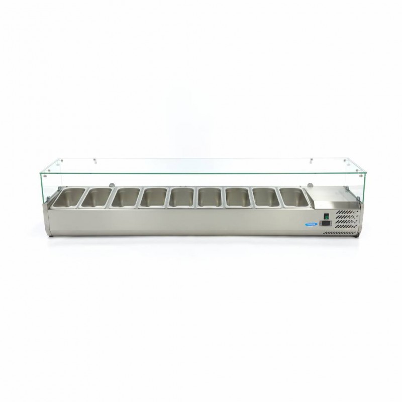 Countertop Prep Fridge - 200cm - Fits 9 x 1/3 GN Countertop Prep Fridge - 200cm - Fits 9 x 1/3 GN