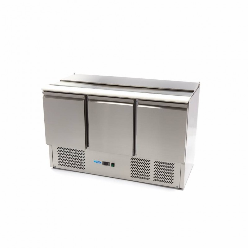 Saladette - 400L - 137cm - 3 Doors - incl Cutting Board Saladette - 400L - 137cm - 3 Doors - incl Cutting Board