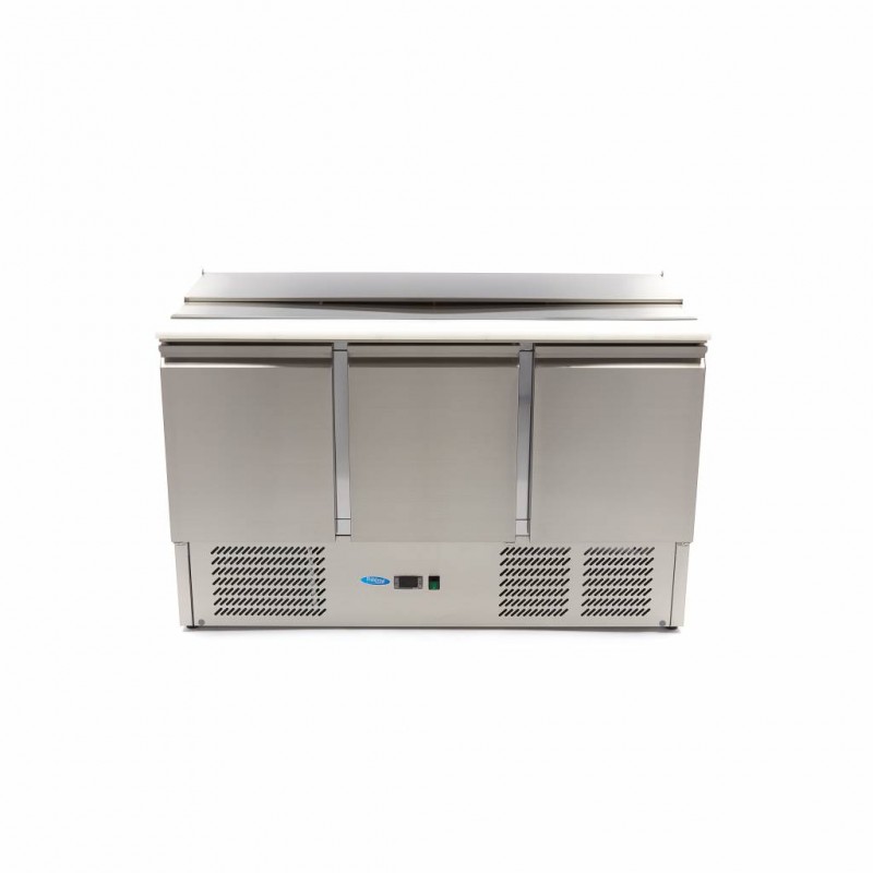 Saladette - 400L - 137cm - 3 Doors - incl Cutting Board Saladette - 400L - 137cm - 3 Doors - incl Cutting Board