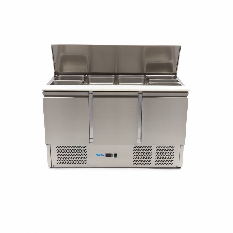 Saladette - 400L - 137cm - 3 Doors - incl Cutting Board Saladette - 400L - 137cm - 3 Doors - incl Cutting Board