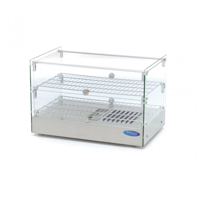 Heated Food Display - 50L - 55cm - 2 Shelves Heated Food Display - 50L - 55cm - 2 Shelves