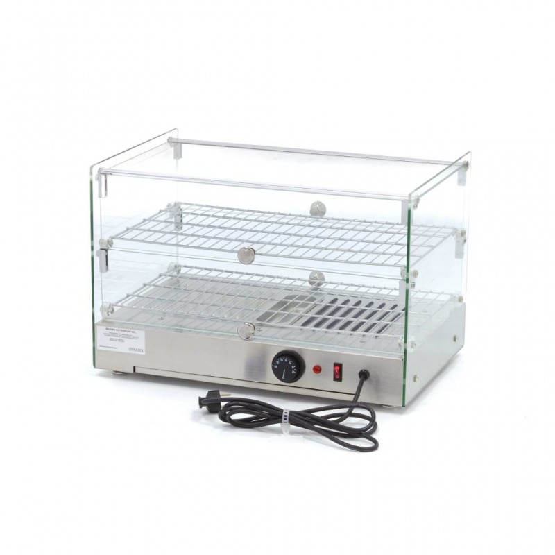Heated Food Display - 50L - 55cm - 2 Shelves Heated Food Display - 50L - 55cm - 2 Shelves