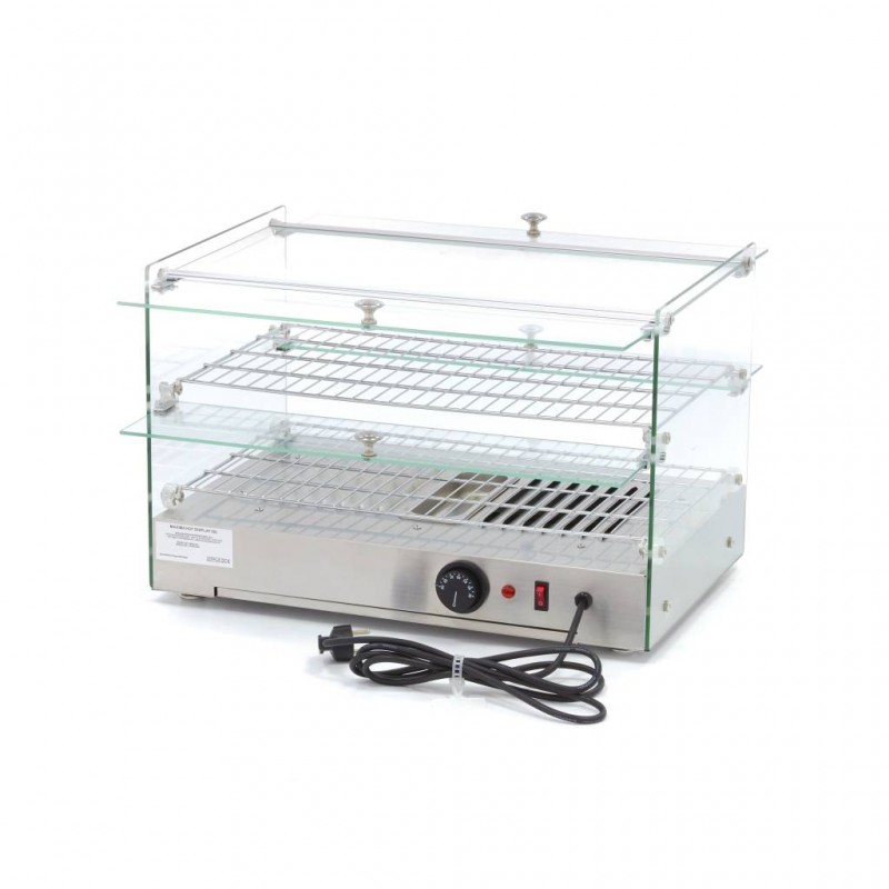 Heated Food Display - 50L - 55cm - 2 Shelves Heated Food Display - 50L - 55cm - 2 Shelves