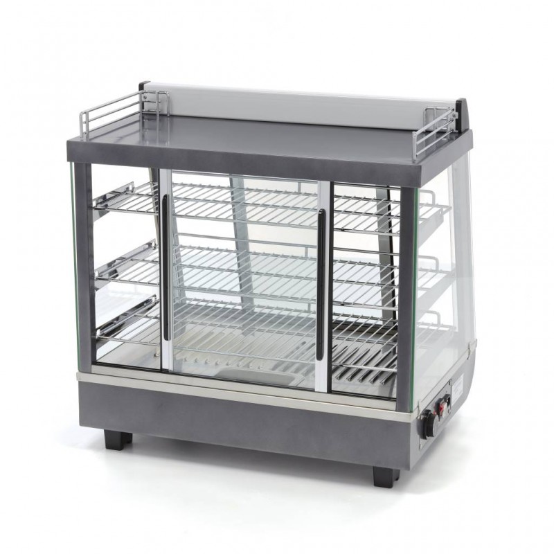 Heated Food Display - 96L - 67,5cm - 3 Shelves Heated Food Display - 96L - 67,5cm - 3 Shelves