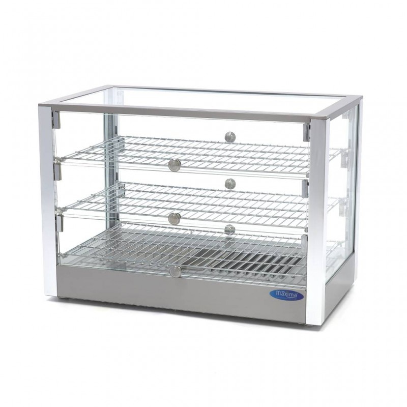 Heated Food Display - 115L - 70cm - 3 Shelves Heated Food Display - 115L - 70cm - 3 Shelves