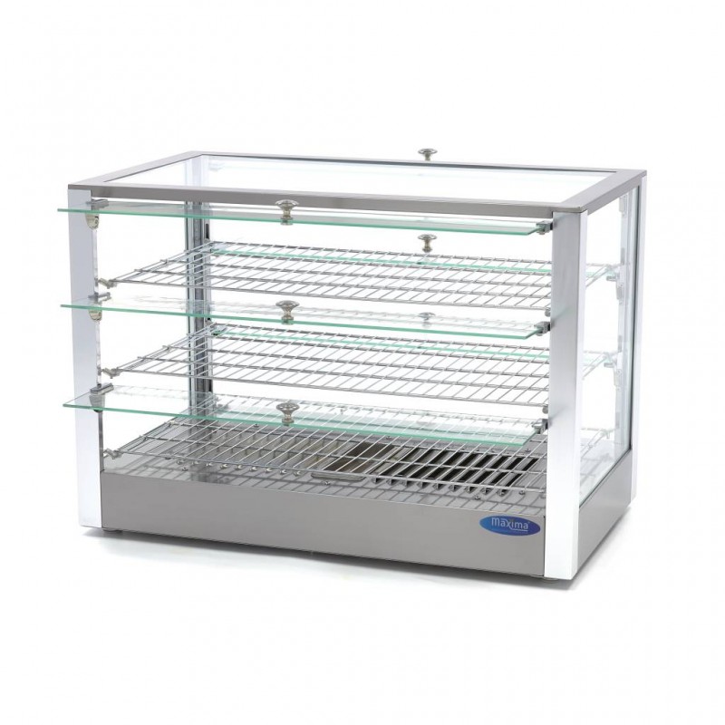 Heated Food Display - 115L - 70cm - 3 Shelves Heated Food Display - 115L - 70cm - 3 Shelves