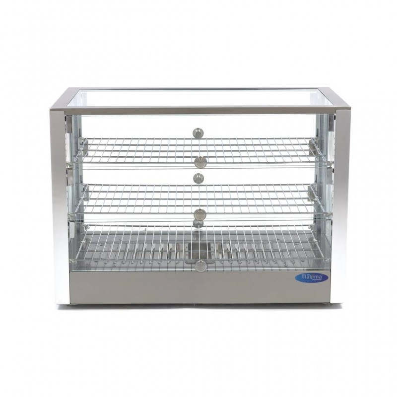 Heated Food Display - 115L - 70cm - 3 Shelves Heated Food Display - 115L - 70cm - 3 Shelves