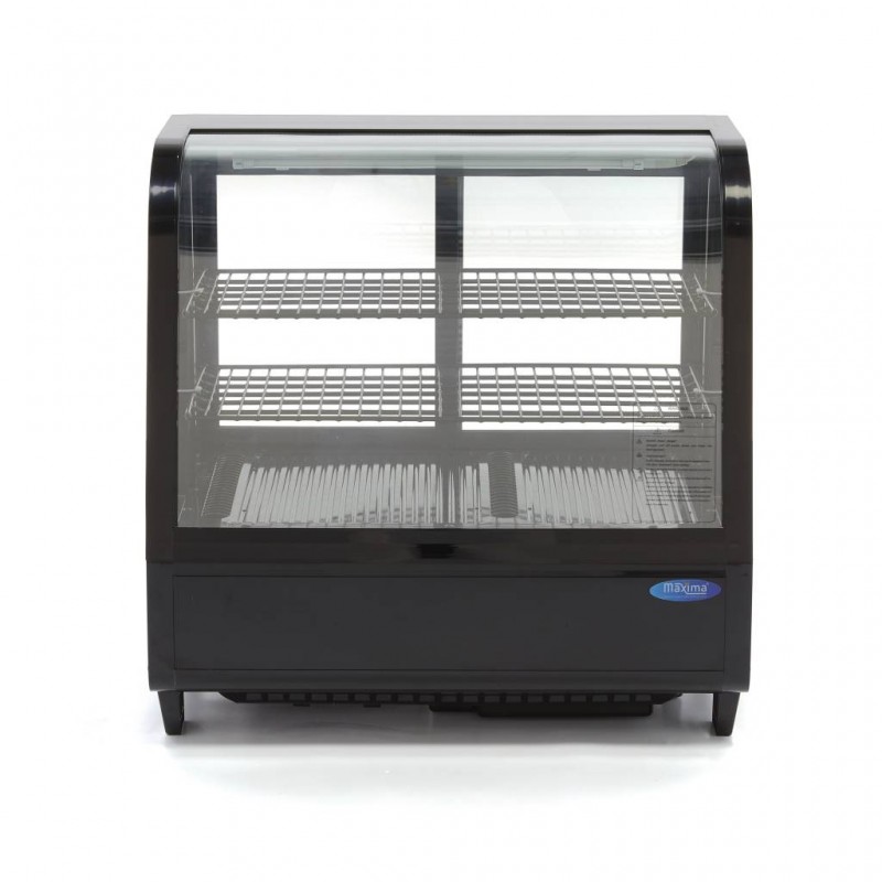 Display Fridge - 100L - 68cm - Black - Rear Sliding Door Display Fridge - 100L - 68cm - Black - Rear Sliding Door