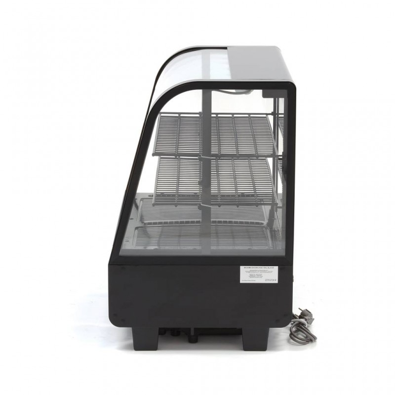 Display Fridge - 100L - 68cm - Black - Rear Sliding Door Display Fridge - 100L - 68cm - Black - Rear Sliding Door