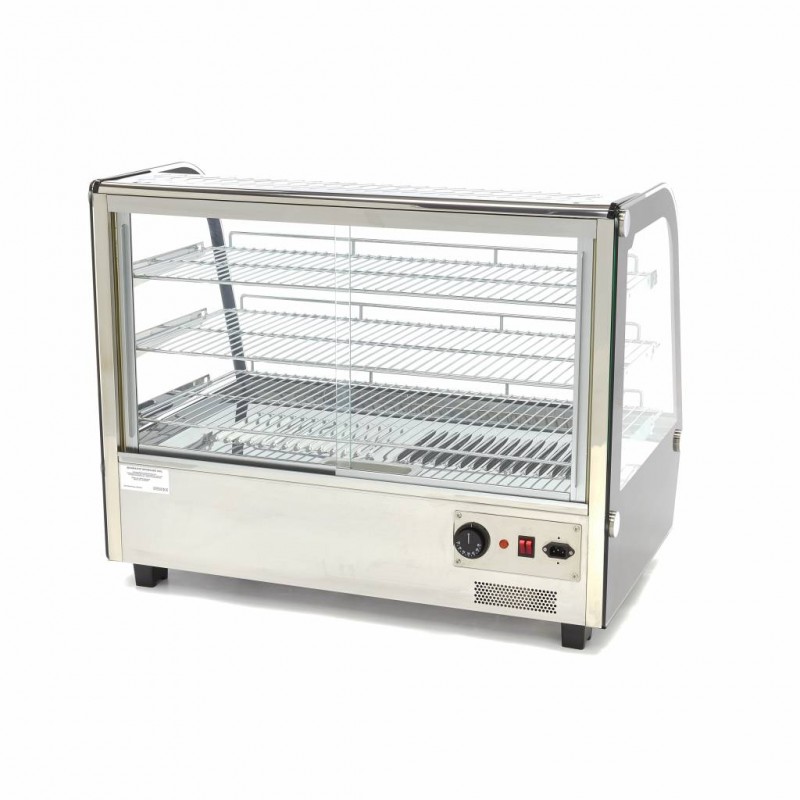 Heated Food Display - 160L - 85,6cm - 3 Shelves Heated Food Display - 160L - 85,6cm - 3 Shelves