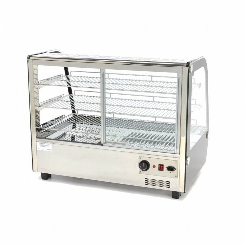 Heated Food Display - 160L - 85,6cm - 3 Shelves Heated Food Display - 160L - 85,6cm - 3 Shelves