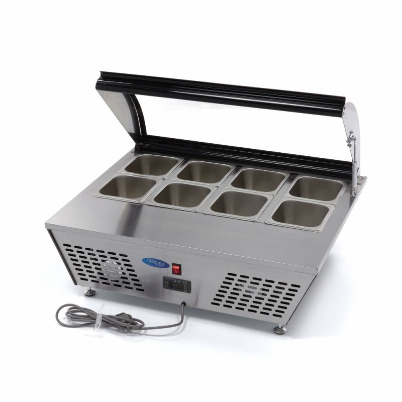 Saladette - 67L - incl 8 x 1/6 GN - Tabletop Saladette - 67L - incl 8 x 1/6 GN - Tabletop