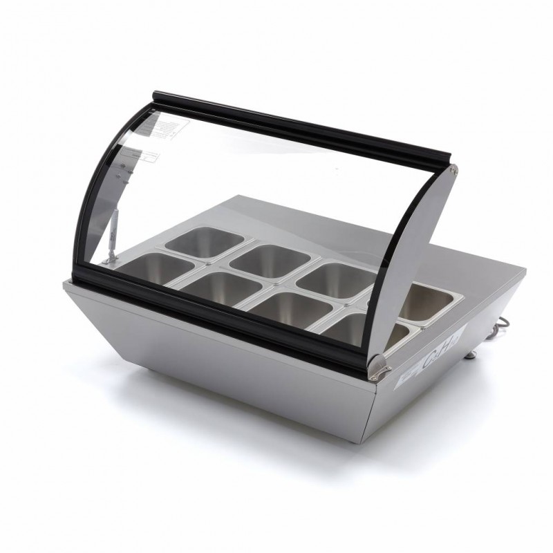 Saladette - 67L - incl 8 x 1/6 GN - Tabletop Saladette - 67L - incl 8 x 1/6 GN - Tabletop