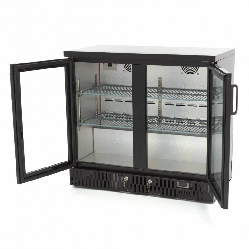 Drinks Fridge - 227L - 2 Hinged Doors - 4 Adjustable Shelves Drinks Fridge - 227L - 2 Hinged Doors - 4 Adjustable Shelves
