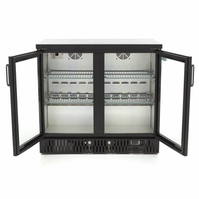 Drinks Fridge - 227L - 2 Hinged Doors - 4 Adjustable Shelves Drinks Fridge - 227L - 2 Hinged Doors - 4 Adjustable Shelves