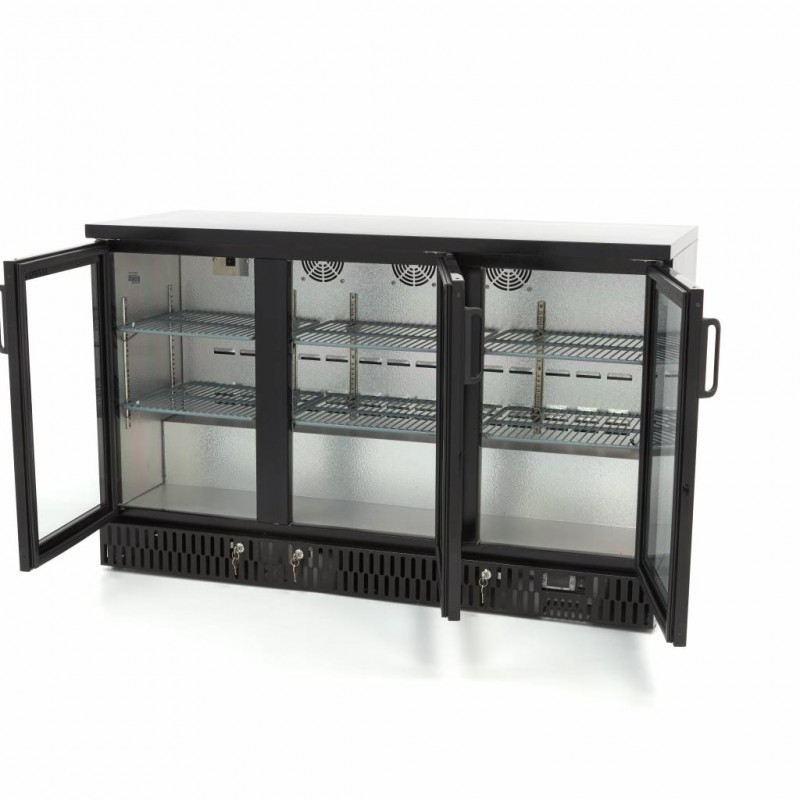 Drinks Fridge - 341L - 3 Hinged Doors - 6 Adjustable Shelves Drinks Fridge - 341L - 3 Hinged Doors - 6 Adjustable Shelves