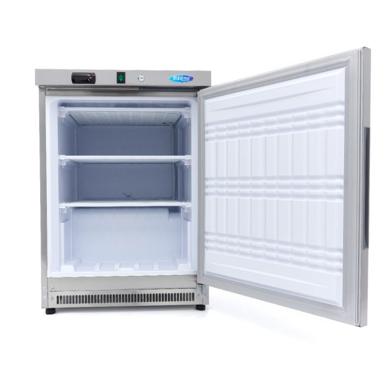 Freezer - 200L - 2 Fixed Shelves - Stainless Steel Freezer - 200L - 2 Fixed Shelves - Stainless Steel