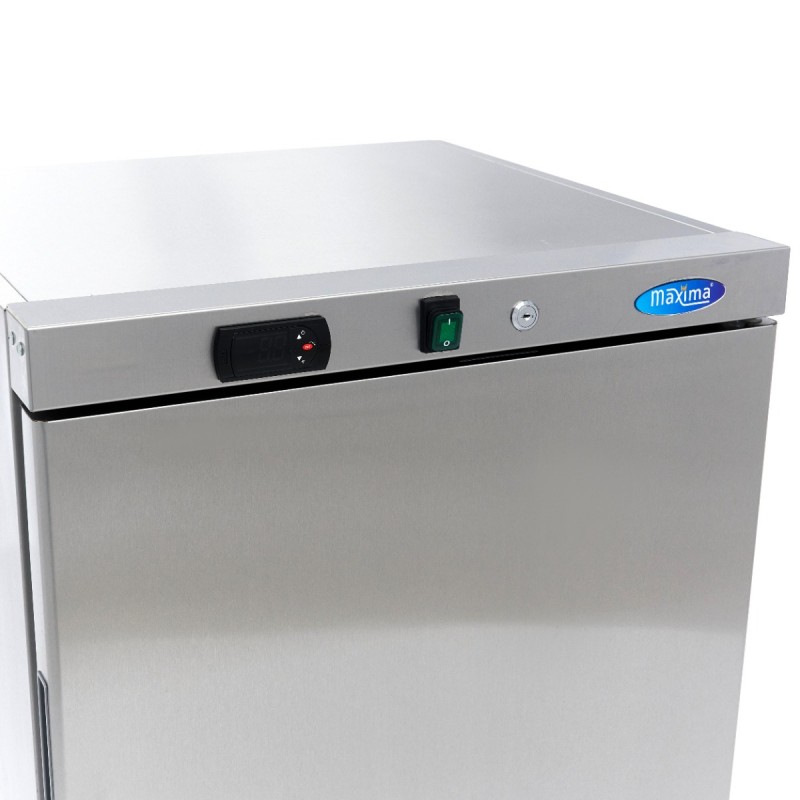 Freezer - 200L - 2 Fixed Shelves - Stainless Steel Freezer - 200L - 2 Fixed Shelves - Stainless Steel