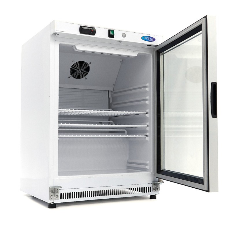 Fridge - 200L - White - with Glass Door Fridge - 200L - White - with Glass Door