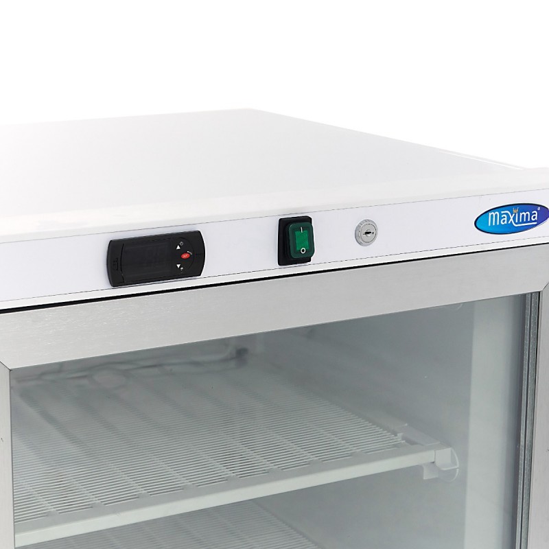 Freezer - 200L - White - with Glass Door Freezer - 200L - White - with Glass Door