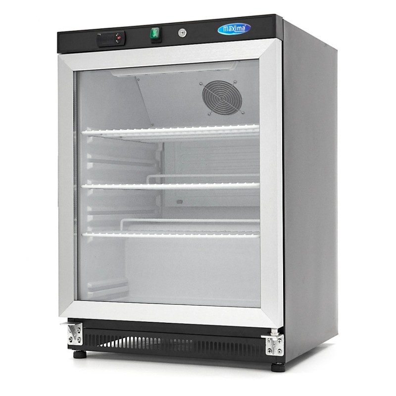 Fridge - 200L - Black - with Glass Door Fridge - 200L - Black - with Glass Door