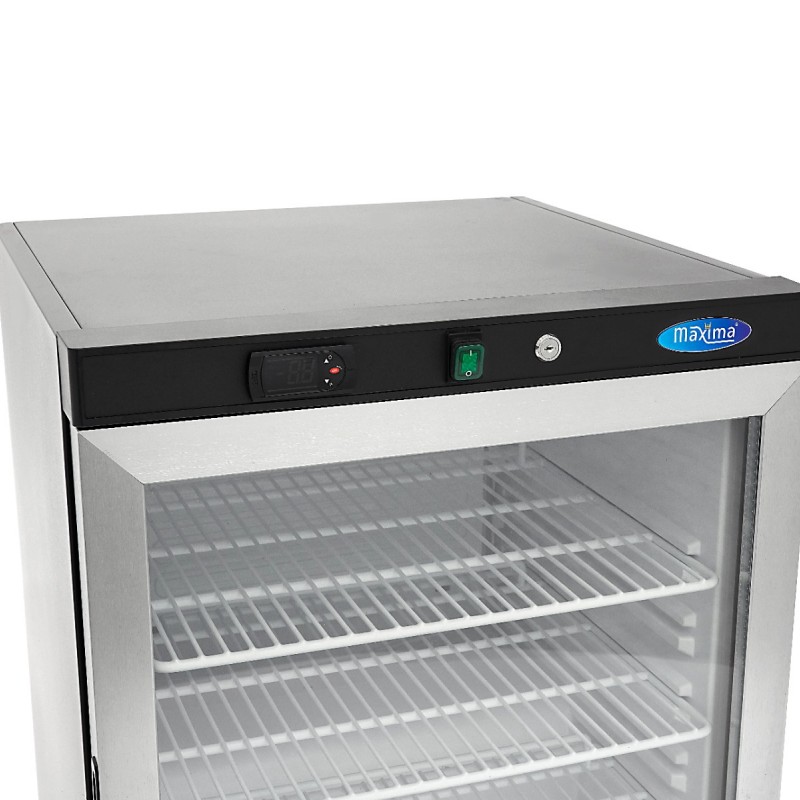 Fridge - 200L - Black - with Glass Door Fridge - 200L - Black - with Glass Door
