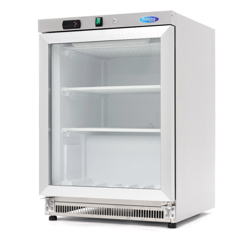 Freezer - 200L - Stainless Steel - with Glass Door Freezer - 200L - Stainless Steel - with Glass Door