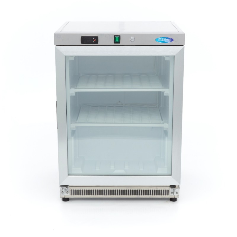 Freezer - 200L - Stainless Steel - with Glass Door Freezer - 200L - Stainless Steel - with Glass Door