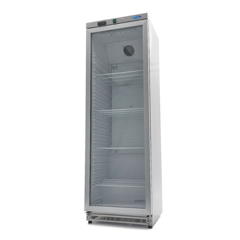 Fridge - 400L - Stainless Steel - with Glass Door Fridge - 400L - Stainless Steel - with Glass Door