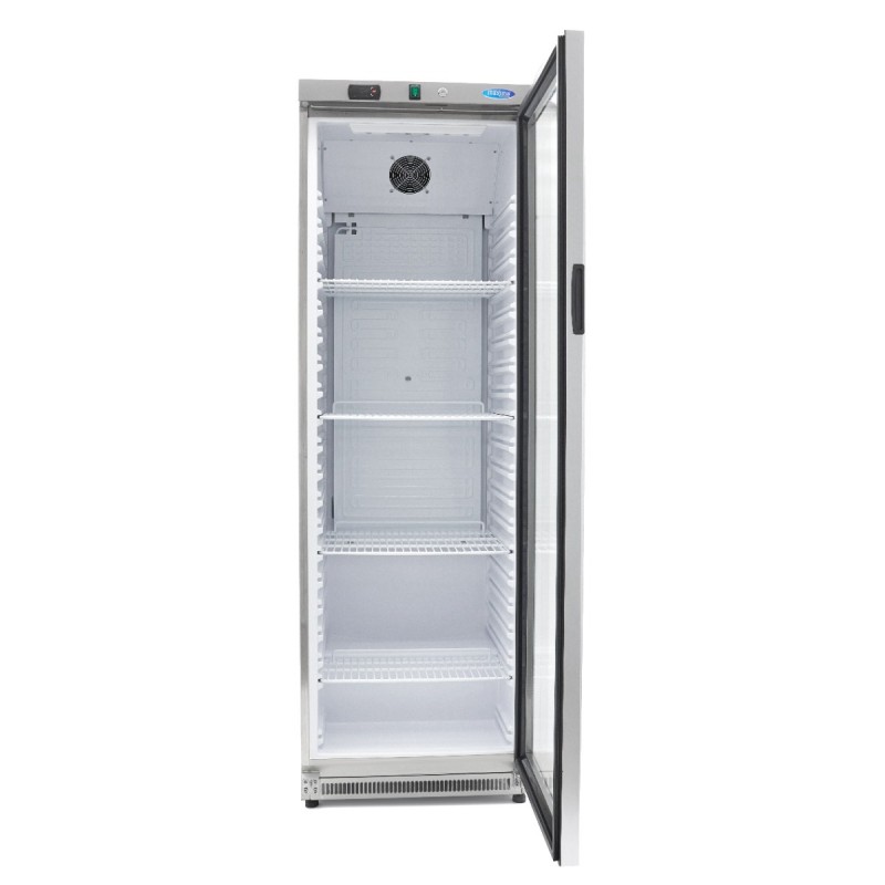 Fridge - 400L - Stainless Steel - with Glass Door Fridge - 400L - Stainless Steel - with Glass Door