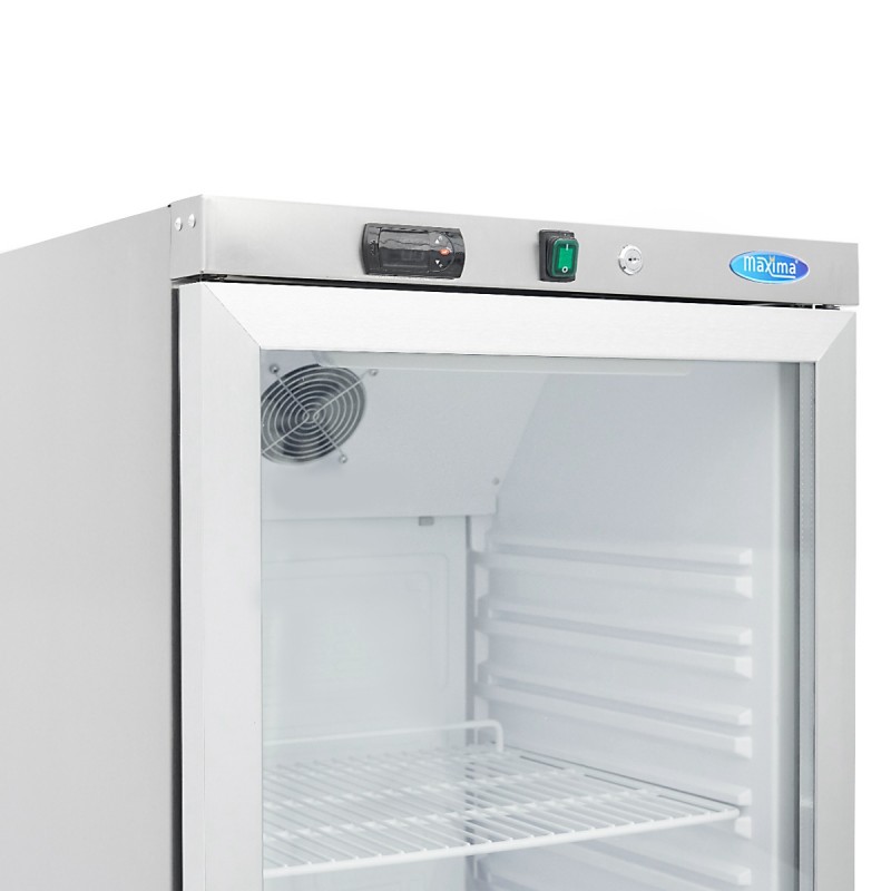 Fridge - 400L - Stainless Steel - with Glass Door Fridge - 400L - Stainless Steel - with Glass Door
