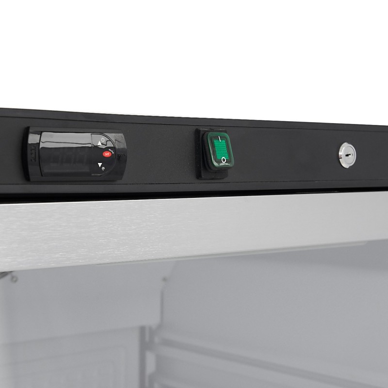 Fridge - 600L - Black - with Glass Door Fridge - 600L - Black - with Glass Door