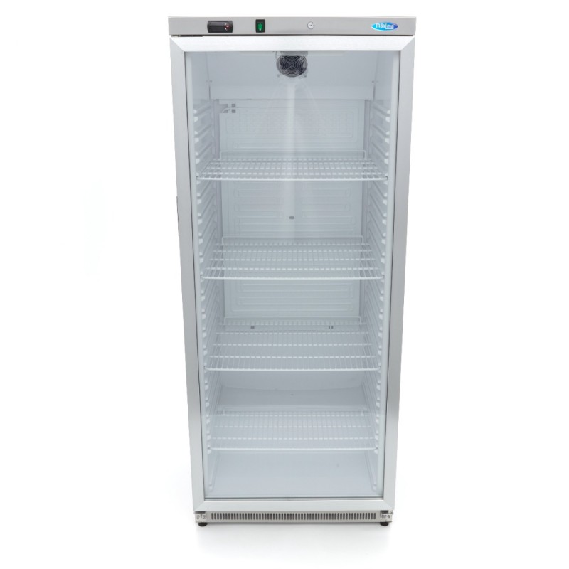 Fridge - 600L - Stainless Steel - with Glass Door Fridge - 600L - Stainless Steel - with Glass Door