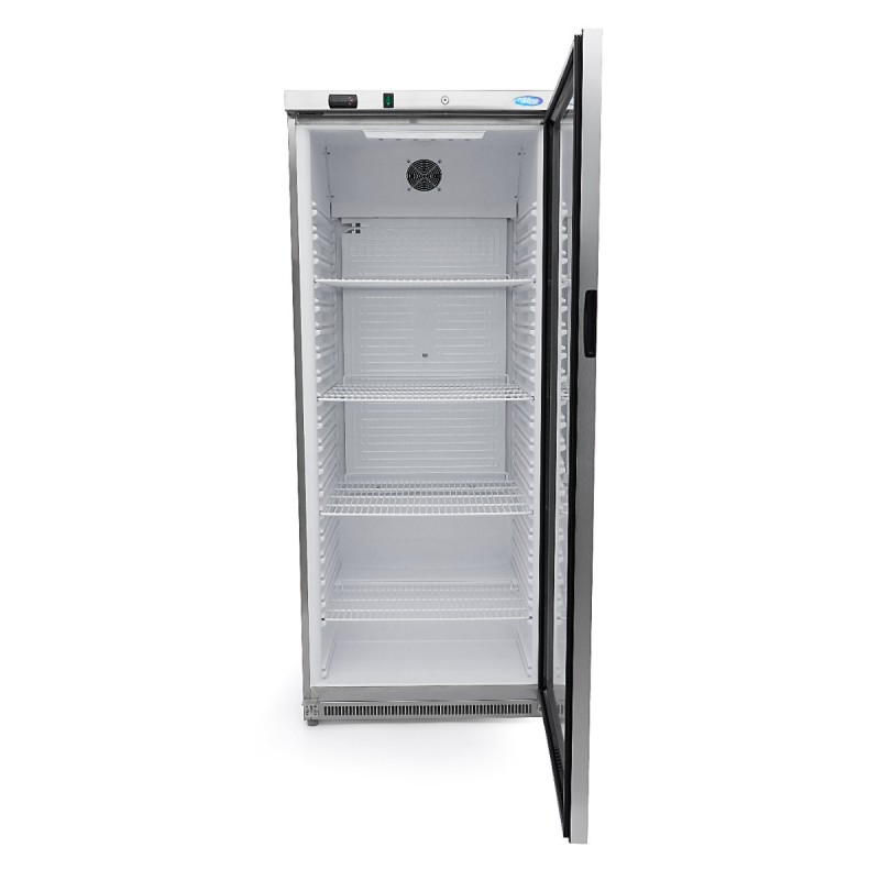 Fridge - 600L - Stainless Steel - with Glass Door Fridge - 600L - Stainless Steel - with Glass Door