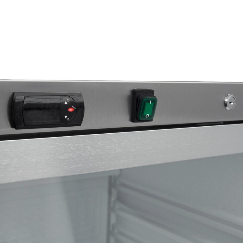 Fridge - 600L - Stainless Steel - with Glass Door Fridge - 600L - Stainless Steel - with Glass Door
