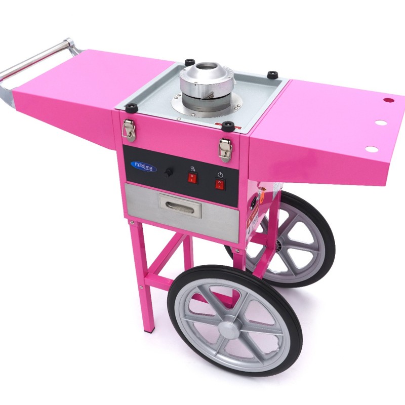 Candy Floss Machine 52cm Pink with Cart Candy Floss Machine 52cm Pink with Cart