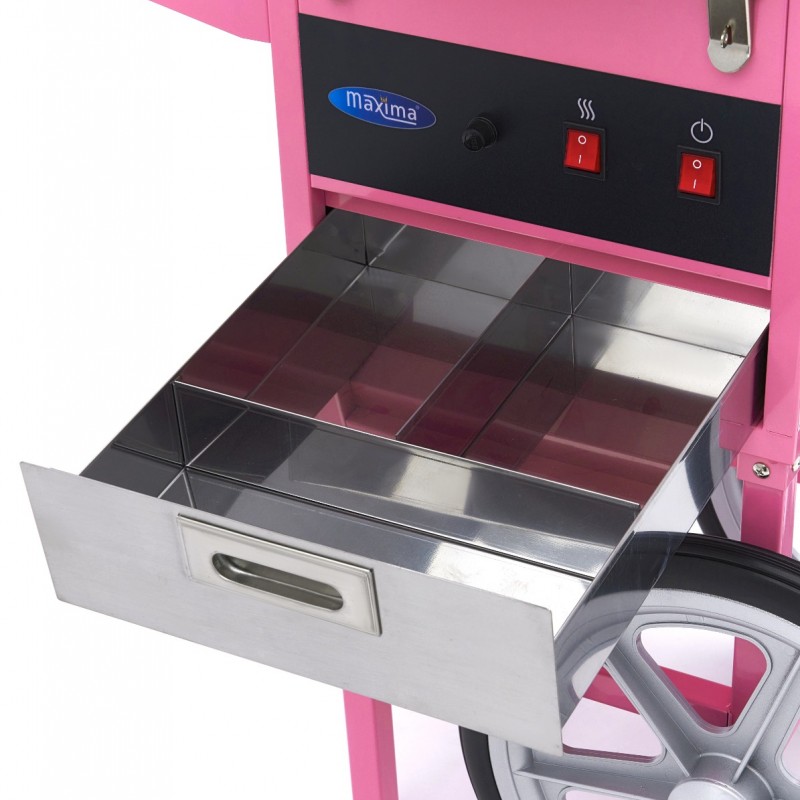 Candy Floss Machine 52cm Pink with Cart Candy Floss Machine 52cm Pink with Cart