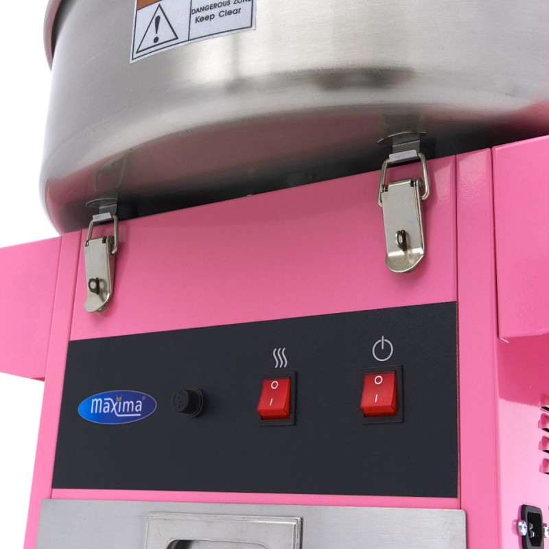Candy Floss Machine 52cm Pink with Cart Candy Floss Machine 52cm Pink with Cart