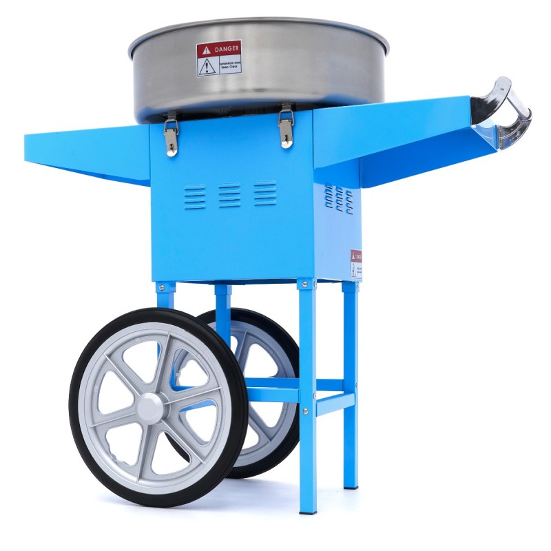 Candy Floss Machine 52cm Blue with Cart Candy Floss Machine 52cm Blue with Cart