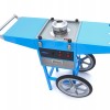 Candy Floss Machine 52cm  Blue with Cart