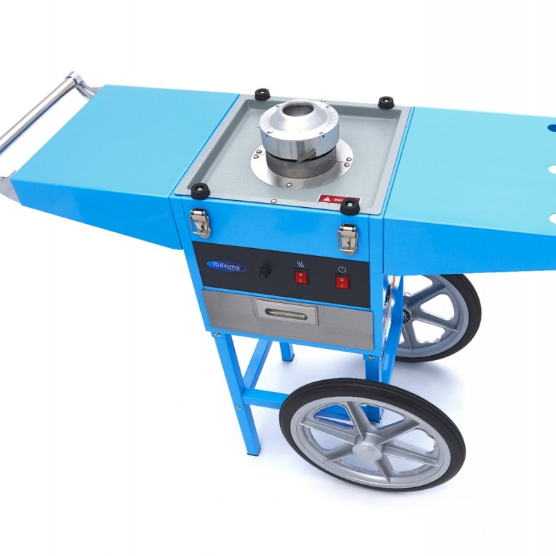 Candy Floss Machine 52cm Blue with Cart Candy Floss Machine 52cm Blue with Cart