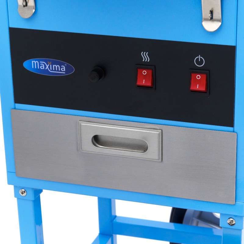 Candy Floss Machine 52cm Blue with Cart Candy Floss Machine 52cm Blue with Cart