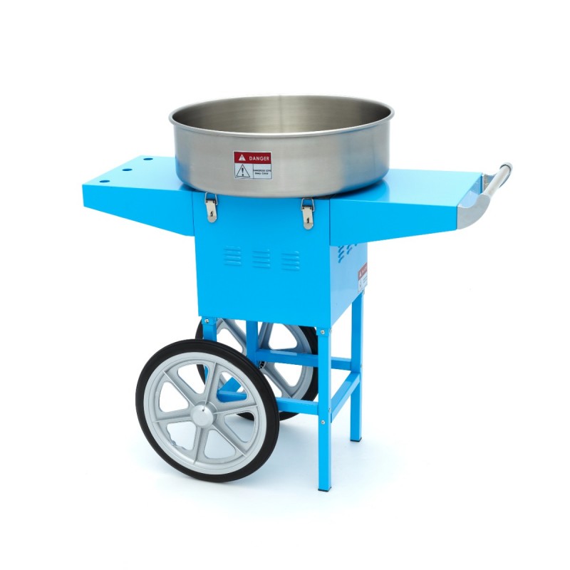 Candy Floss Machine 52cm Blue with Cart Candy Floss Machine 52cm Blue with Cart