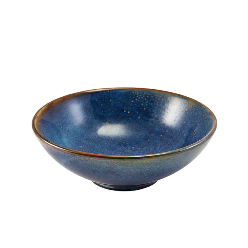 Terra Porcelain Aqua Blue Noodle Bowl 20.2cm Terra Porcelain Aqua Blue Noodle Bowl 20.2cm