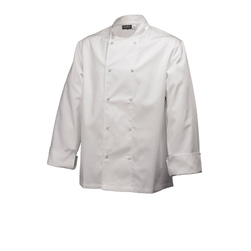 Basic Stud Jacket (Long Sleeve) White M Size Basic Stud Jacket (Long Sleeve) White M Size