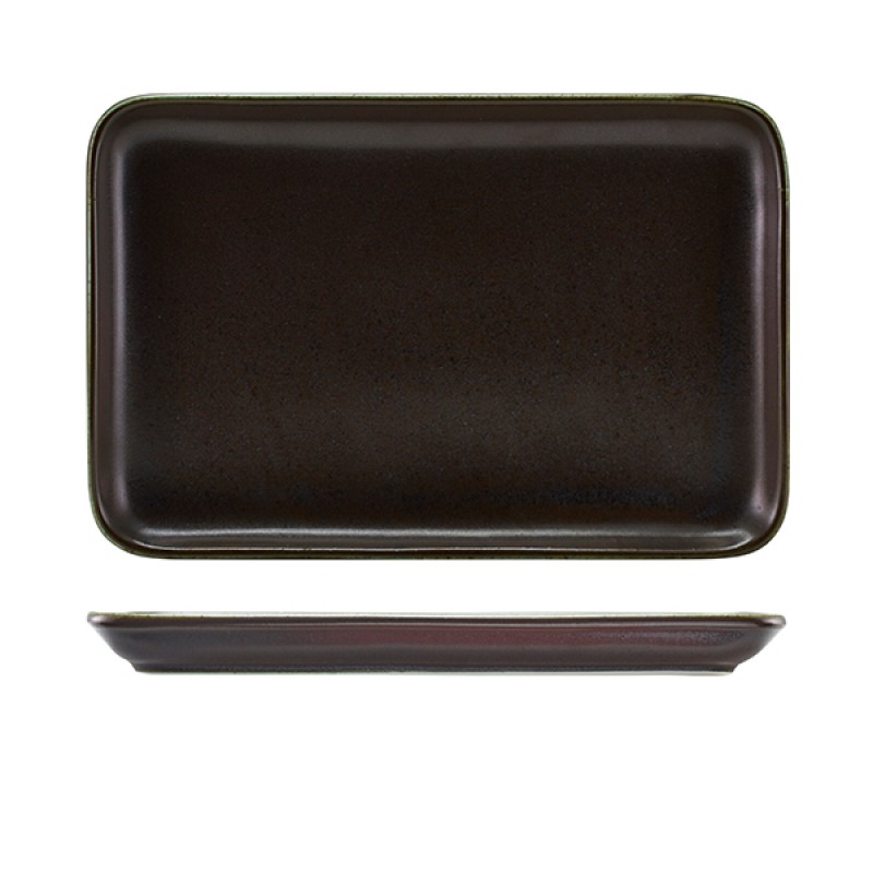 Terra Porcelain Black Rectangular Platter 30 x 20cm Terra Porcelain Black Rectangular Platter 30 x 20cm
